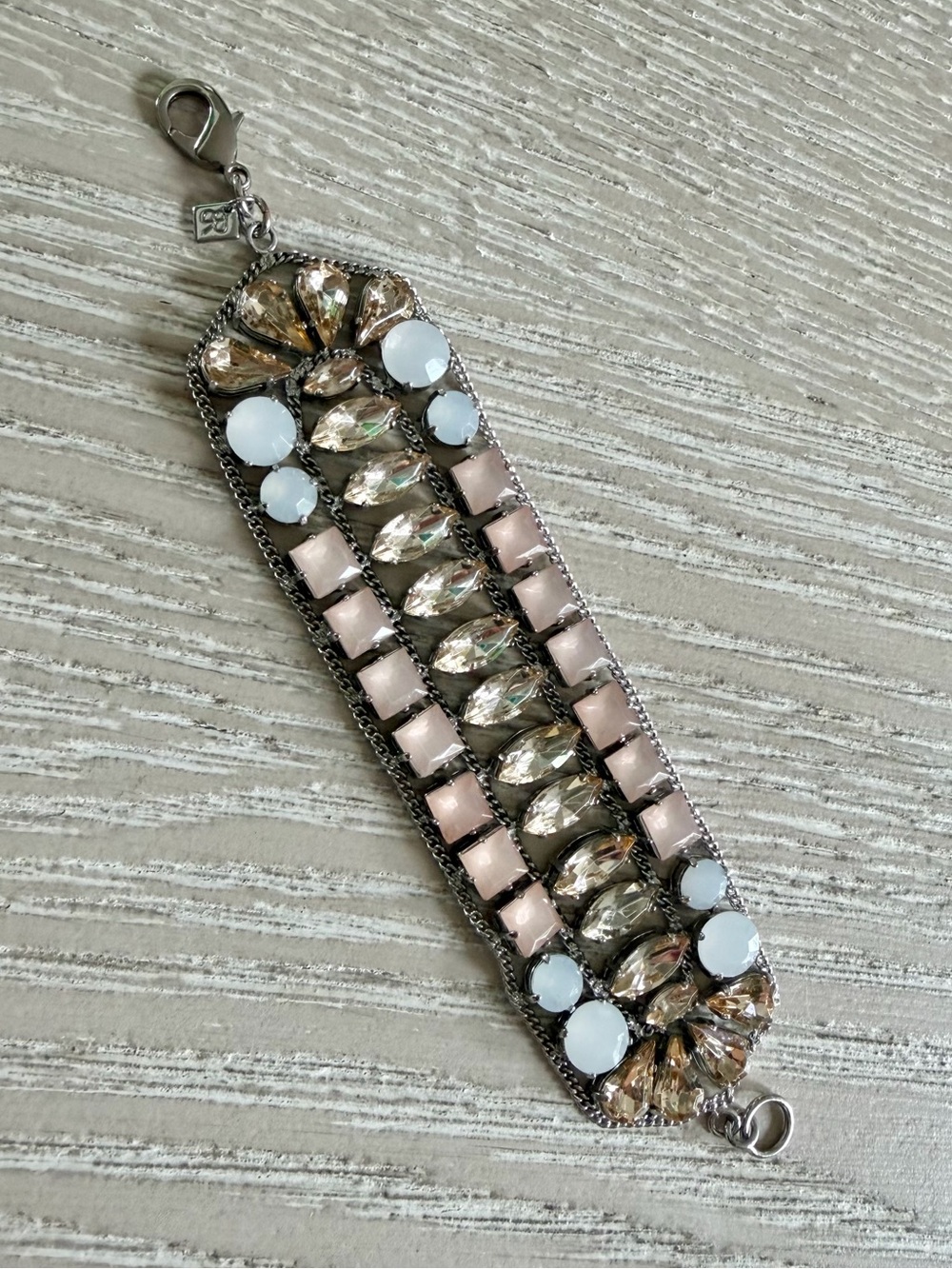 Banana Republic Silver Mulit-Color Beaded bracelet